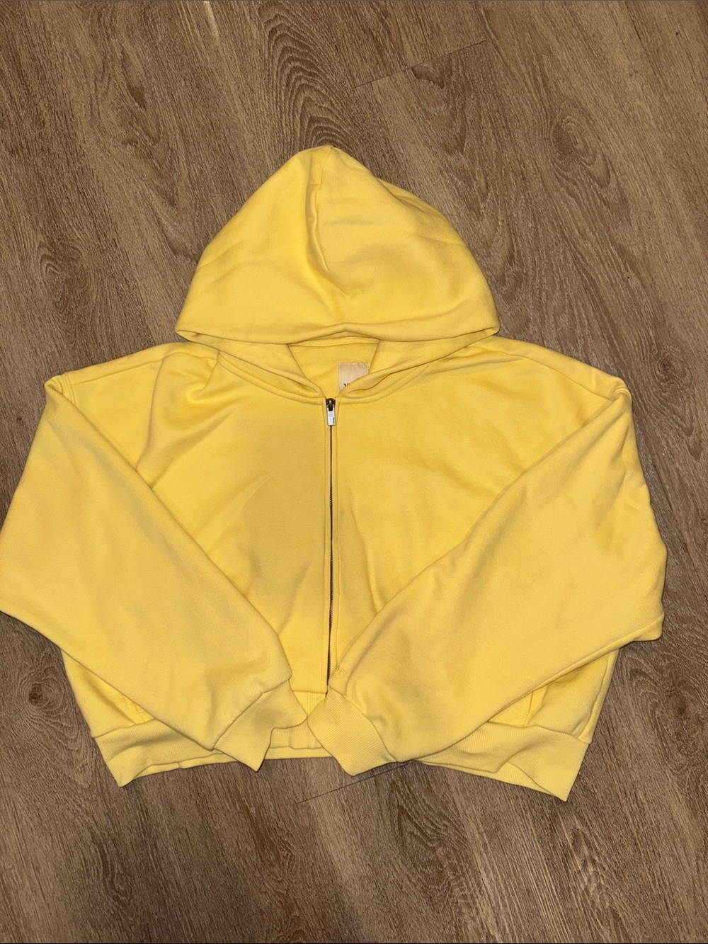 Vuori restore mini full zip hoodie yellow size XXL